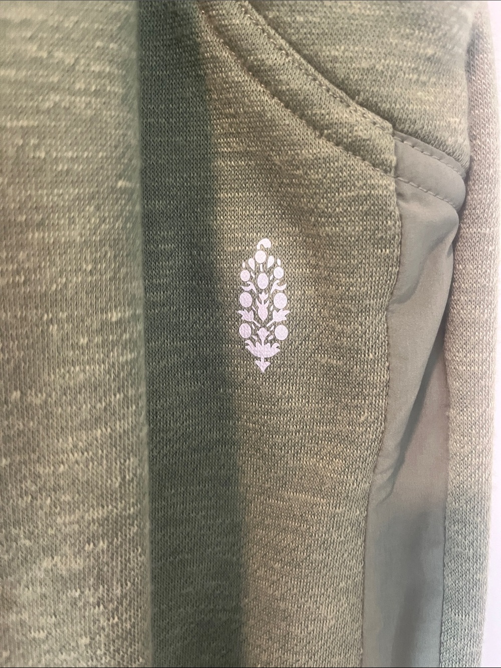 FP Movement by Free People Olive Green Wide-Leg Drawstring Joggers - Picture 3 of 4